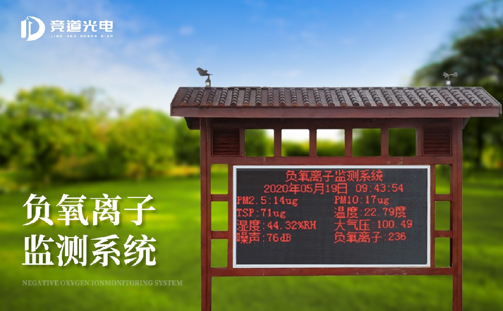 负氧离子监测体系在氛围品质办理中的感化