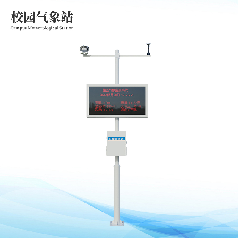  校园讲授景象形象站